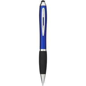 PF Concept 106903 - Penna a sfera colorata con stylus e impugnatura nera Nash Royal Blue