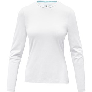 Elevate NXT 38019 - T-shirt Ponoka in tessuto organico a manica lunga da donna White