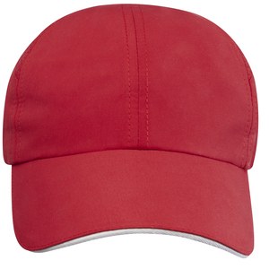 Elevate NXT 37517 - Cappellino cool-fit sandwich a 6 pannelli in materiale riciclato certificato GRS Morion Red