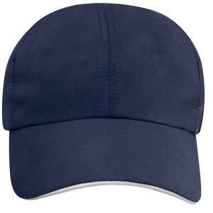 Elevate NXT 37517 - Cappellino cool-fit sandwich a 6 pannelli in materiale riciclato certificato GRS Morion Navy