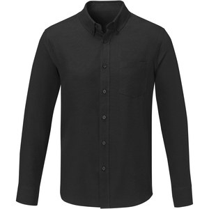 Elevate Essentials 38178 - Camicia da uomo a maniche lunghe Pollux Solid Black