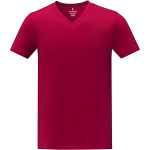 Elevate Life 38030 - T-shirt Somoto da uomo a manica corta con collo a V  Red