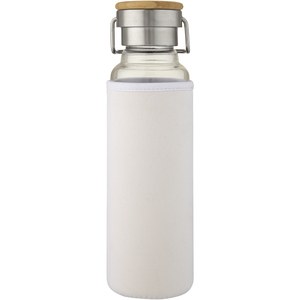 PF Concept 100696 - Bottiglia Thor da 660 ml in vetro con custodia in neoprene White
