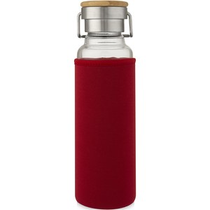 PF Concept 100696 - Bottiglia Thor da 660 ml in vetro con custodia in neoprene Red