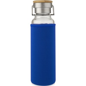 PF Concept 100696 - Bottiglia Thor da 660 ml in vetro con custodia in neoprene Pool Blue