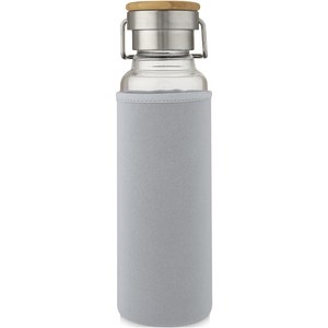 PF Concept 100696 - Bottiglia Thor da 660 ml in vetro con custodia in neoprene Grey