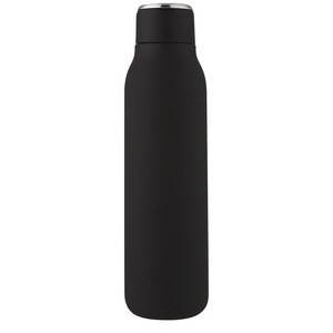PF Concept 100672 - Bottiglia Marka da 600 ml con isolamento sottovuoto in rame e anello in metallo Solid Black