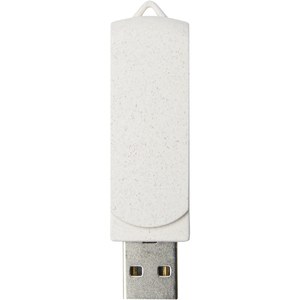 PF Concept 123743 - Chiavetta USB Rotate da 4 GB in paglia di grano Beige