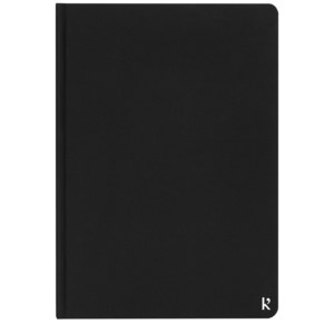 Karst® 107790 - Notebook Karst® con copertina rigida A5 Solid Black
