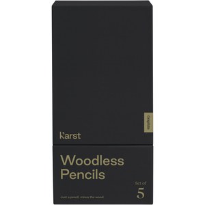 Karst® 107793 - Matite Karst® 2B in grafite senza legno confezione da 5 Grey