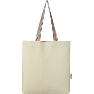 PF Concept 120642 - Tote bag in cotone riciclato da 180 g/m² Rainbow - 5L Natural