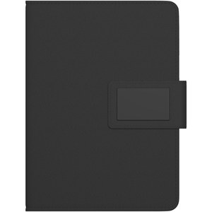 SCX.design 2PX011 - Blocco note con power bank luminoso SCX.design O16 in formato A5 Solid Black