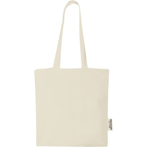 PF Concept 120695 - Tote bag in cotone riciclato GRS da 140 g/m2 Madras - 7L Natural