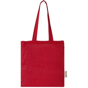 PF Concept 120695 - Tote bag in cotone riciclato GRS da 140 g/m2 Madras - 7L Red