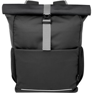 PF Concept 130050 - Borsa per bicicletta impermeabile in materiale riciclato certificato GRS con chiusura arrotolabile per portatile da 15" Aqua  Solid Black