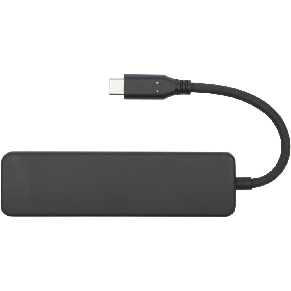 PF Concept 124368 - Adattatore multimediale USB 2.0-3.0 con porta HDMI in plastica riciclata certificata RCS Loop