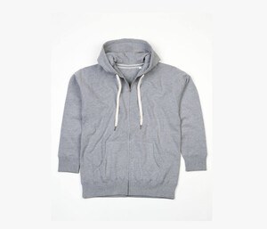 MANTIS MT083 - Men zip hoodie sweatshirt Heather Grey Melange