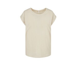 Build Your Brand BY021 - T-shirt donna con spalle estese Sand