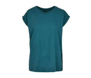 Build Your Brand BY021 - T-shirt donna con spalle estese Teal