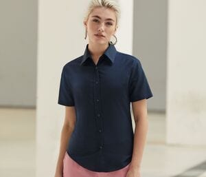 Fruit of the Loom SC406 - Lady Fit Oxford Shirt Short Sleeves (65-000-0)