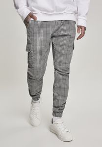 Urban Classics TB3138 - AOP Glencheck Cargo Jog Pantaloni da jogging AOP