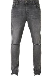 Urban Classics TB3076C - Jeans slim fit nero stone washed