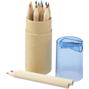 PF Concept 107068 - Set di 12 matite colorate con temperamatite Hef