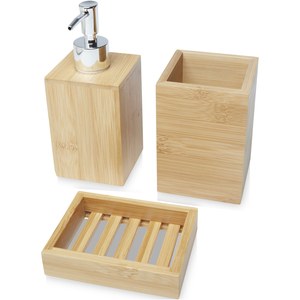 PF Concept 126195 - Set da bagno Hedon da 3 pezzi in bambù