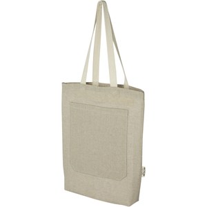 PF Concept 120643 - Tote bag in cotone riciclato da 150 g/m² con tasca frontale Pheebs - 9L